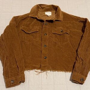 American Eagle Outfitters Tan Corduroy Jacket
